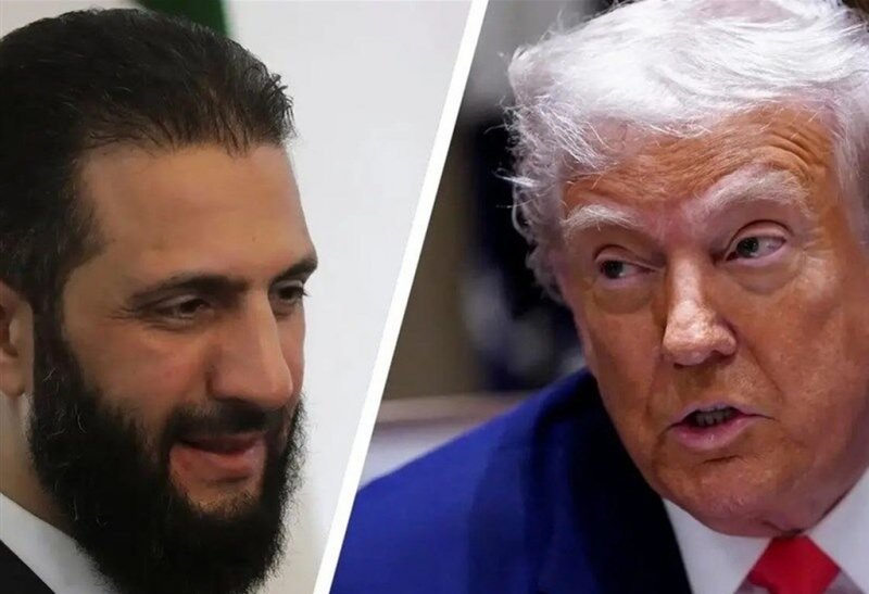 دیدار ترامپ و الجولانی در ریاض + فیلم
