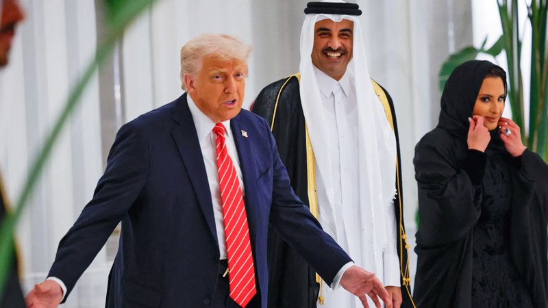 توصیف خاص ترامپ ازخانه امیر قطر!+ فیلم