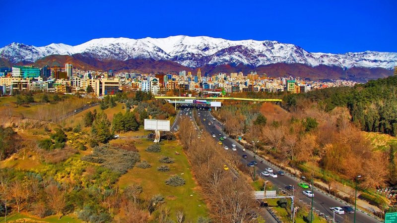 شاعرانه ترین خیابان تهران ایجاست+ تصاویر 