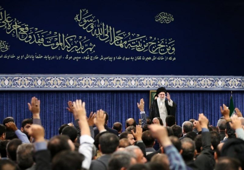 تصاویری از حضور فرزندان شهید سید حسن نصرالله در حضور رهبر انقلاب