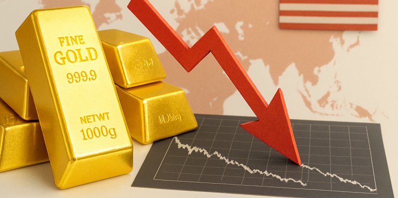 سقوط غیر منتظره قیمت طلا !