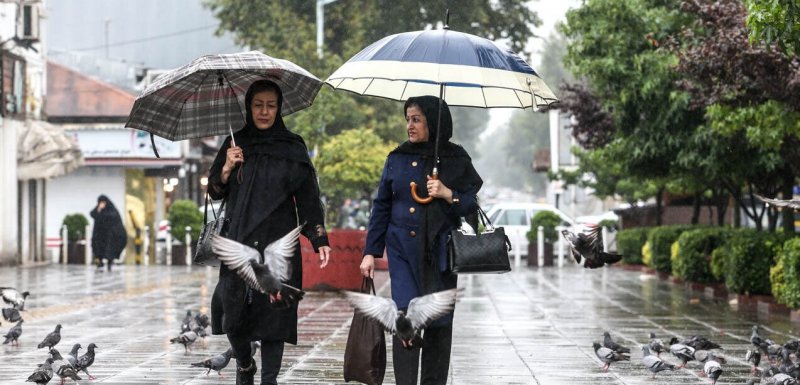 آغاز رگبار و کاهش دما در ۹ استان از روز پنجشنبه