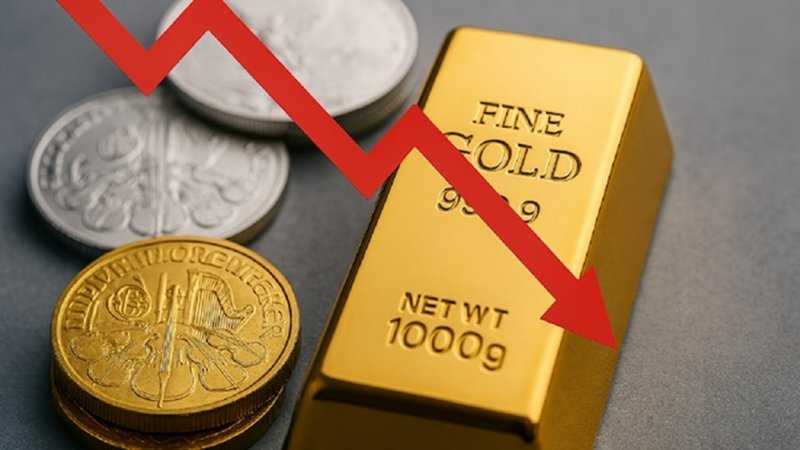 سقوط ناگهانی قیمت طلا !