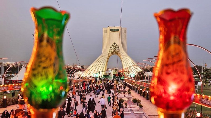 آزادی عزادار شد + تصاویر