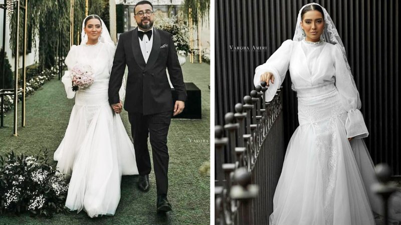 عکس‌های عروسی مونا کرمی و سپند امیرسلیمانی+ تصاویر