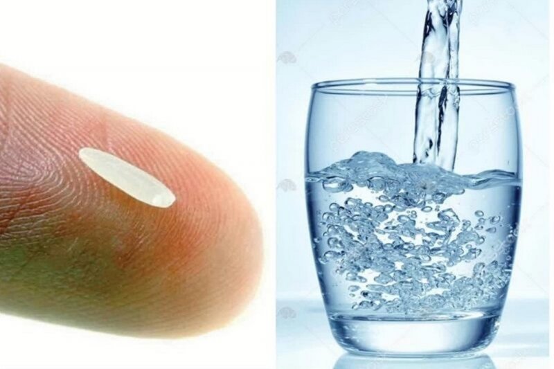 یک فنجان آب، یک دانه برنج!