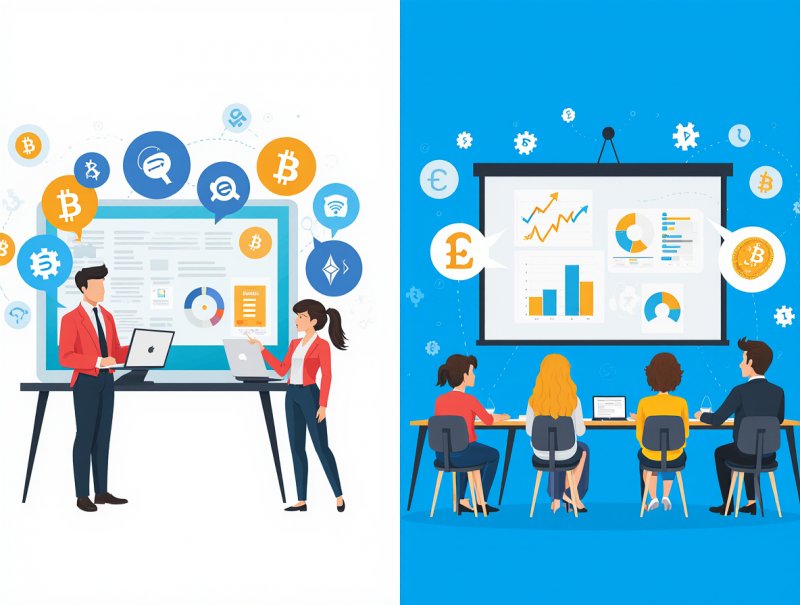 فرق کلاس آنلاین و حضوری ارز دیجیتال چیست؟