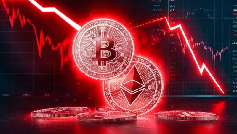 بیت‌کوین و اتریوم در وضعیت قرمز