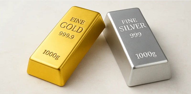 معامله 2.1 تن شمش نقره و 610 کیلوگرم شمش طلا در هفته گذشته