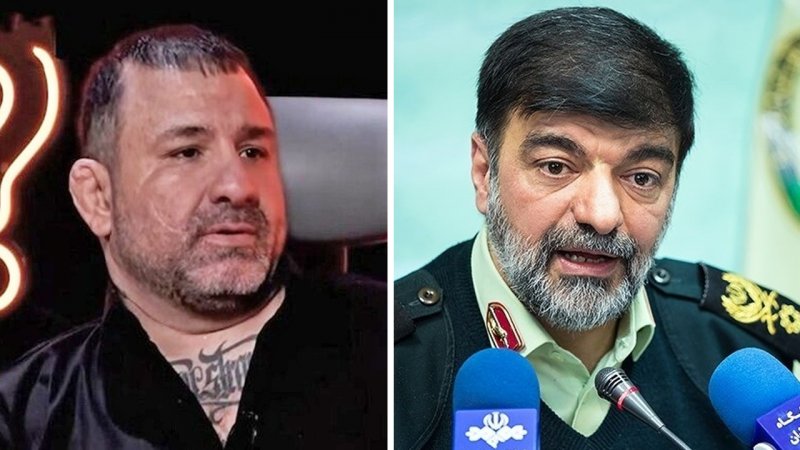 واکنش تند سردار رادان به مصاحبه با شرور معروف، هانی کرده