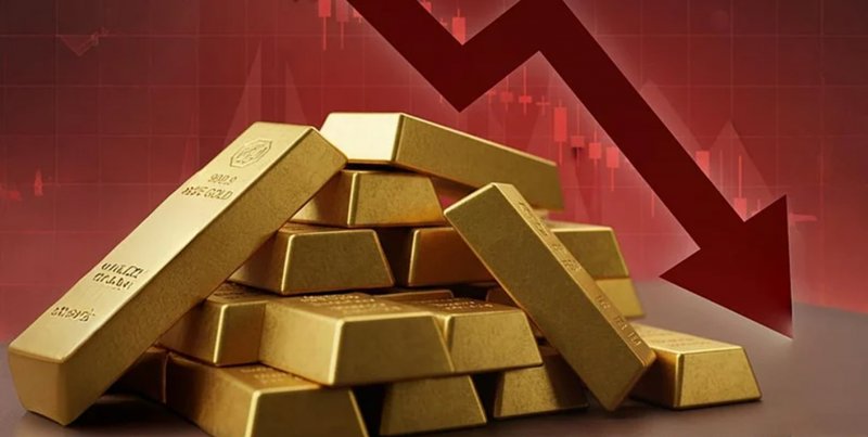 سقوط طلای جهانی به کانال پایین تر