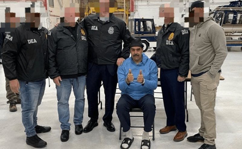 اولین تصاویر از مادورو پس از انتقال به نیویورک