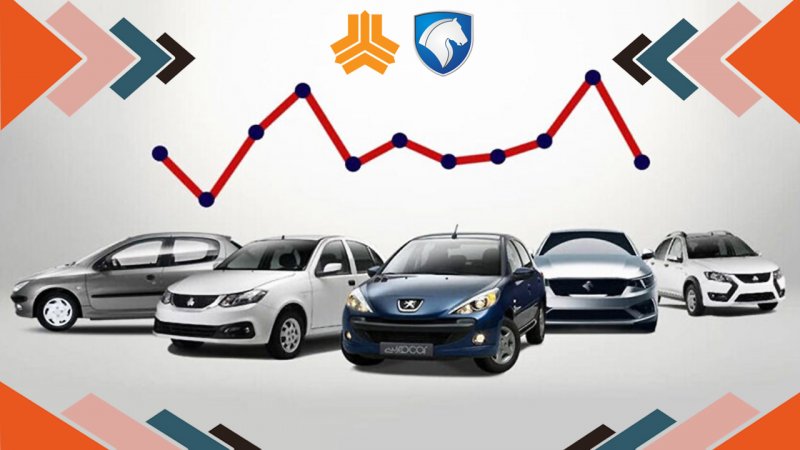 نوسان عجیب قیمت خودرو در یک ماه گذشته؛ کدام خودرو گران شد؟+ جدول