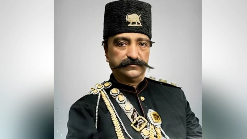 زیباترین زن ناصرالدین شاه با لباس چینی + عکس