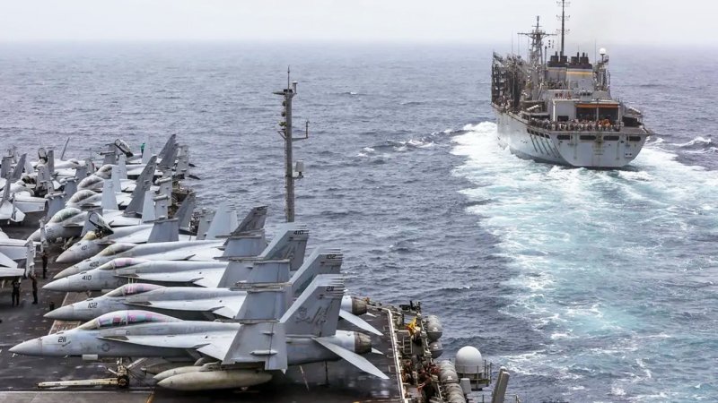 آخرین آرایش ناوگان آمریکا در نزدیکی ایران+ عکس