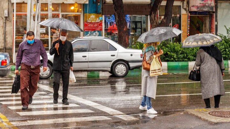 آغاز بارش و وزش باد در ۱۰ استان / سامانه بارشی جدید وارد کشور شد