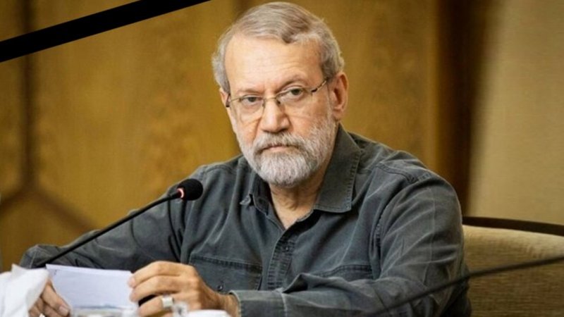 نوشته خاص بر سنگ مزار شهید علی لاریجانی+ عکس