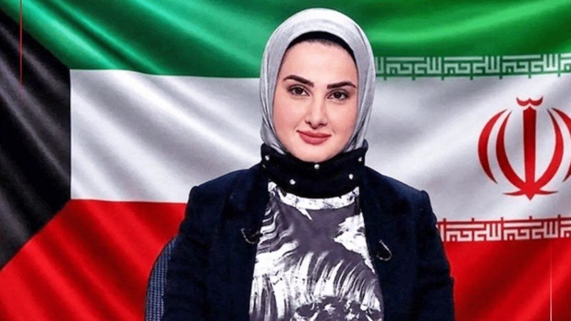 تصویر مجری زن کویتی که به دلیل حمایت از ایران به ۳سال زندان محکوم شد