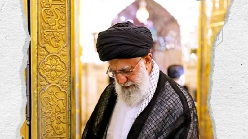 فرزند رهبر شهید انقلاب در آغوش سیدحسن خمینی+ عکس