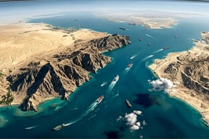 صدای انفجار و مشاهده شعله‌های آتش در نزدیکی تنگه هرمز