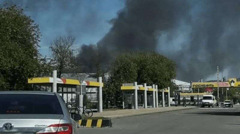 بزرگ‌ترین پالایشگاه روسیه در آتش سوخت