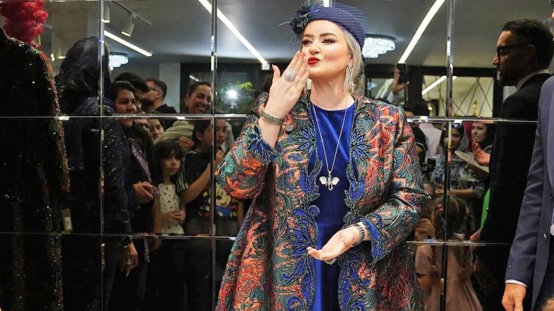 نعمیه نظام‌دوست مدل لباس مجلسی شد+تصاویر