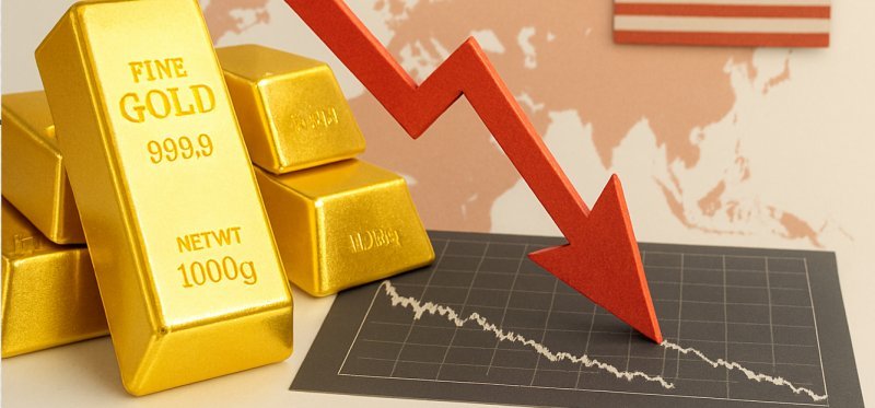 ریزش سنگین قیمت طلا در یک روز!