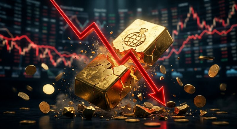 سقوط قیمت طلا به کمترین رقم در 3 هفته اخیر!