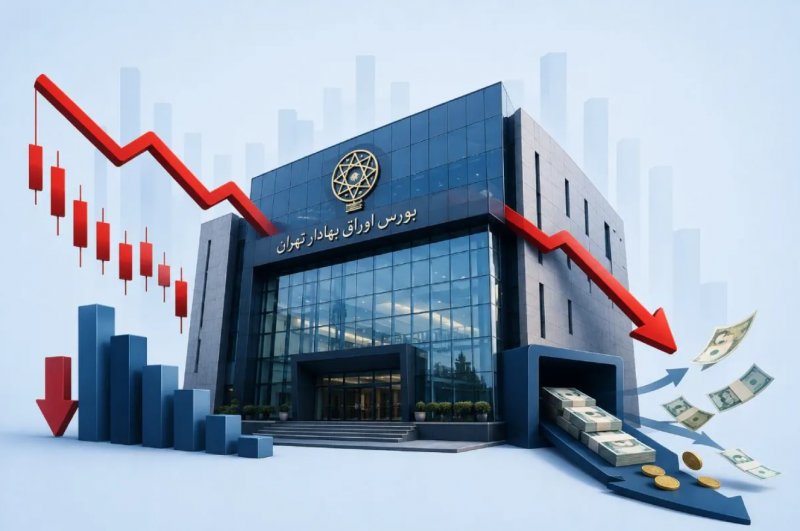 بورس عقب نشینی کرد 