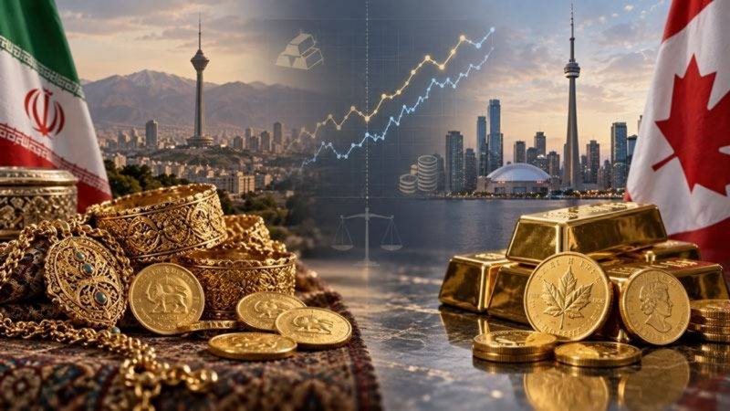 چرا قیمت طلا در ایران و کانادا را نمی‌توان مستقیم با هم مقایسه کرد؟