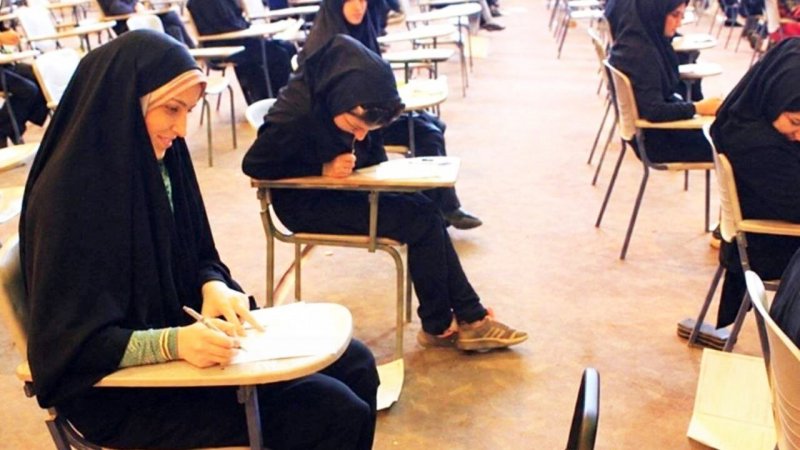 عکسی از کنکور که در رسانه‌های خارجی وایرال شد + عکس
