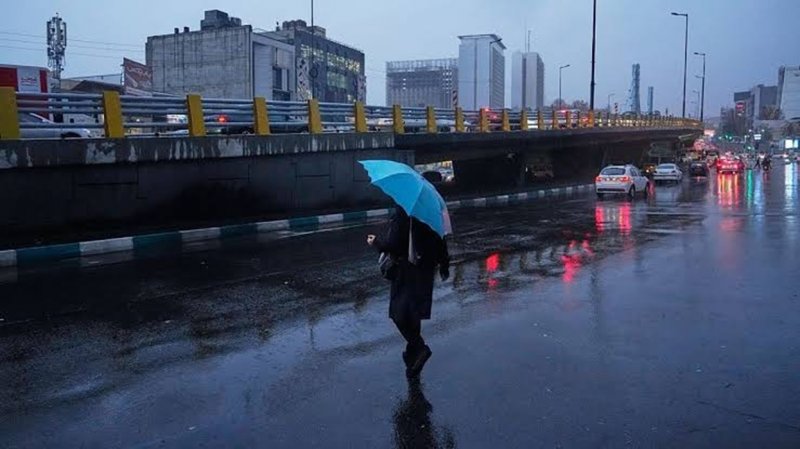 رگبار باران و وزش باد شدید دراین استان‌ها
