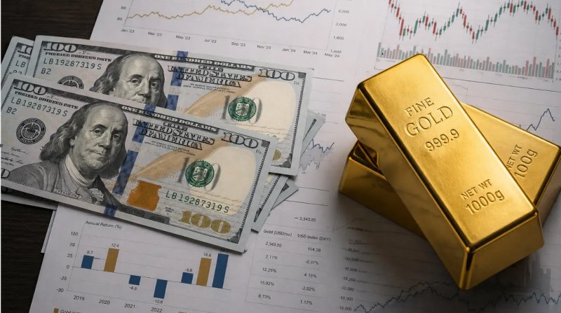 طلا در رقابت با دلار در جهان پیشتاز شد