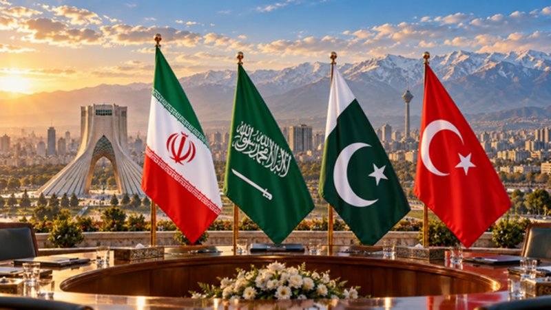 نشست چهارجانبه ایران، عربستان، ترکیه و پاکستان در تهران